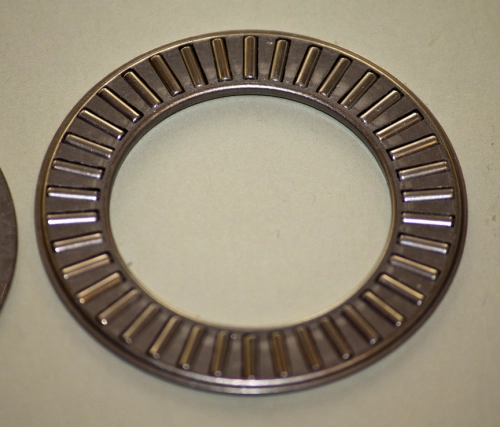 A close-up of the thrust bearing.